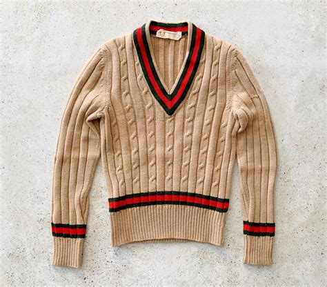 v neck gucci sweater|Gucci sweater vintage.